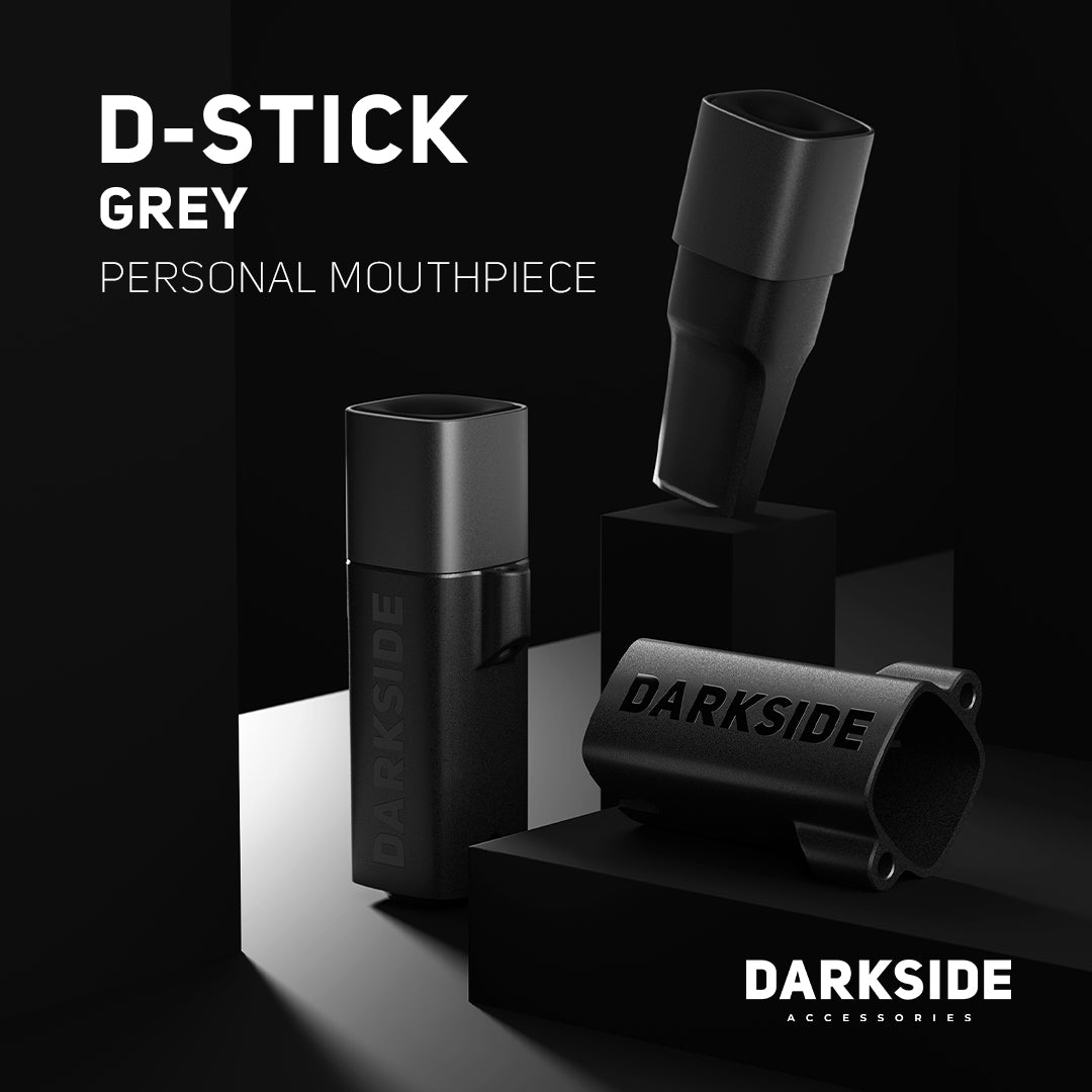 Darkside D-Stick grey personal mouthpiece with magnetic case