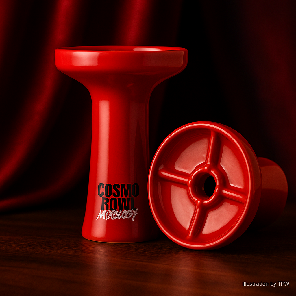 Cosmo Mixology Phunnel Bowl – 12 g Red, 4-Partition