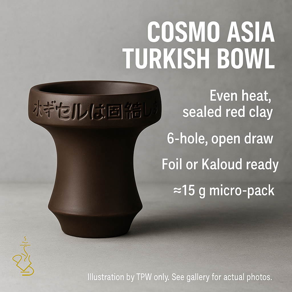 Cosmo Asia Turkish Bowl – Milk-Sealed Red Clay (~15 g) 2