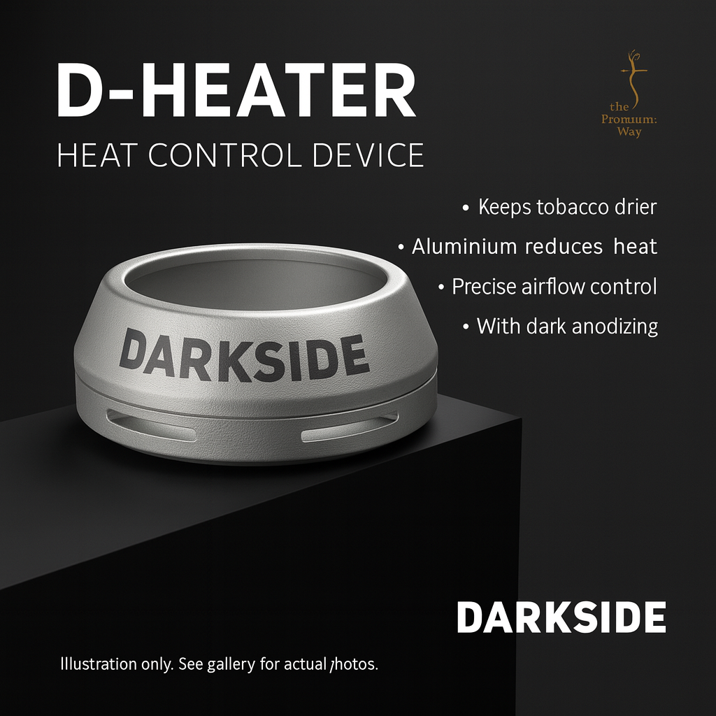 Darkside D-HEATER HMD — Silver Anodised, lidless control with fast heat response 2