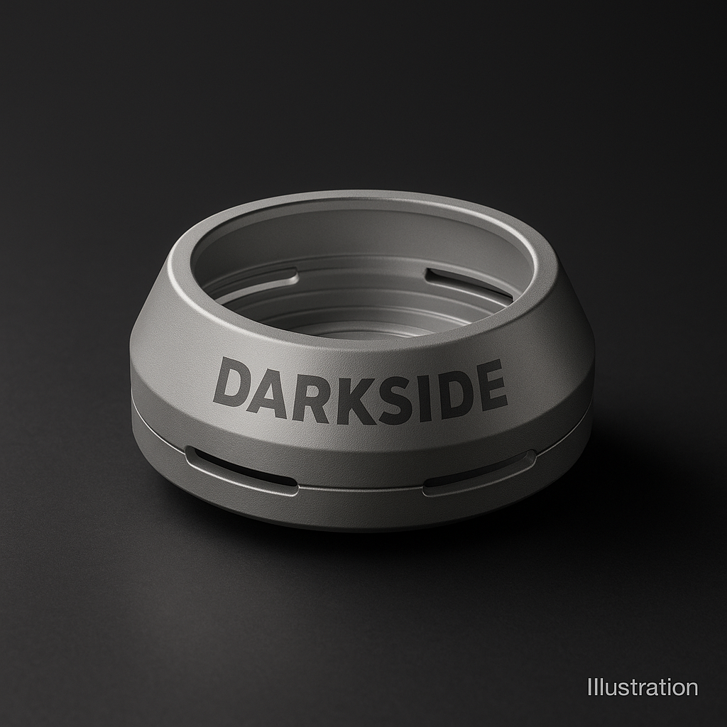 Darkside D-HEATER HMD — Silver Anodised, lidless control with fast heat response 1