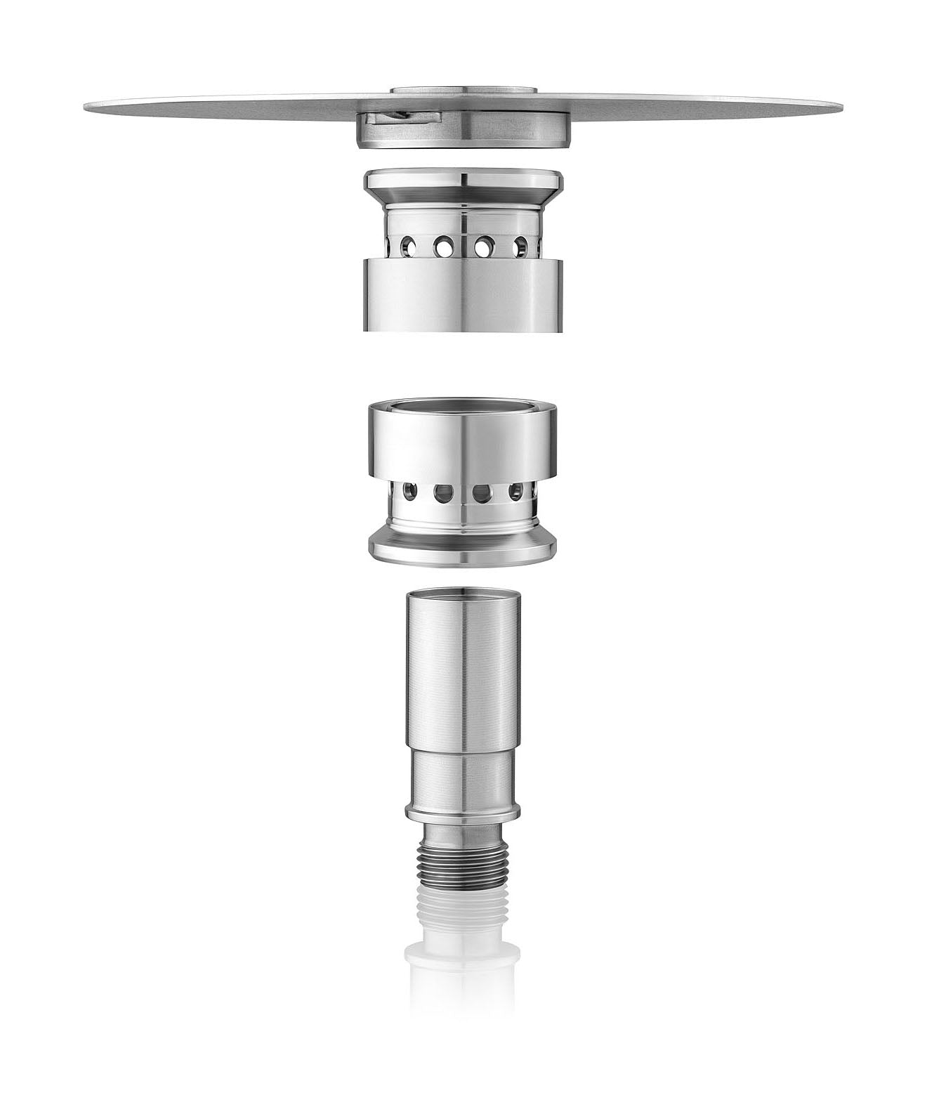 Exploded view of the Steamulation X Blow Off Set components for Pro X Mini, showing all parts disassembled
