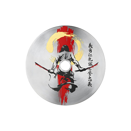 Japona Sensei Venge hookah removable saucer with Japanese warrior design
