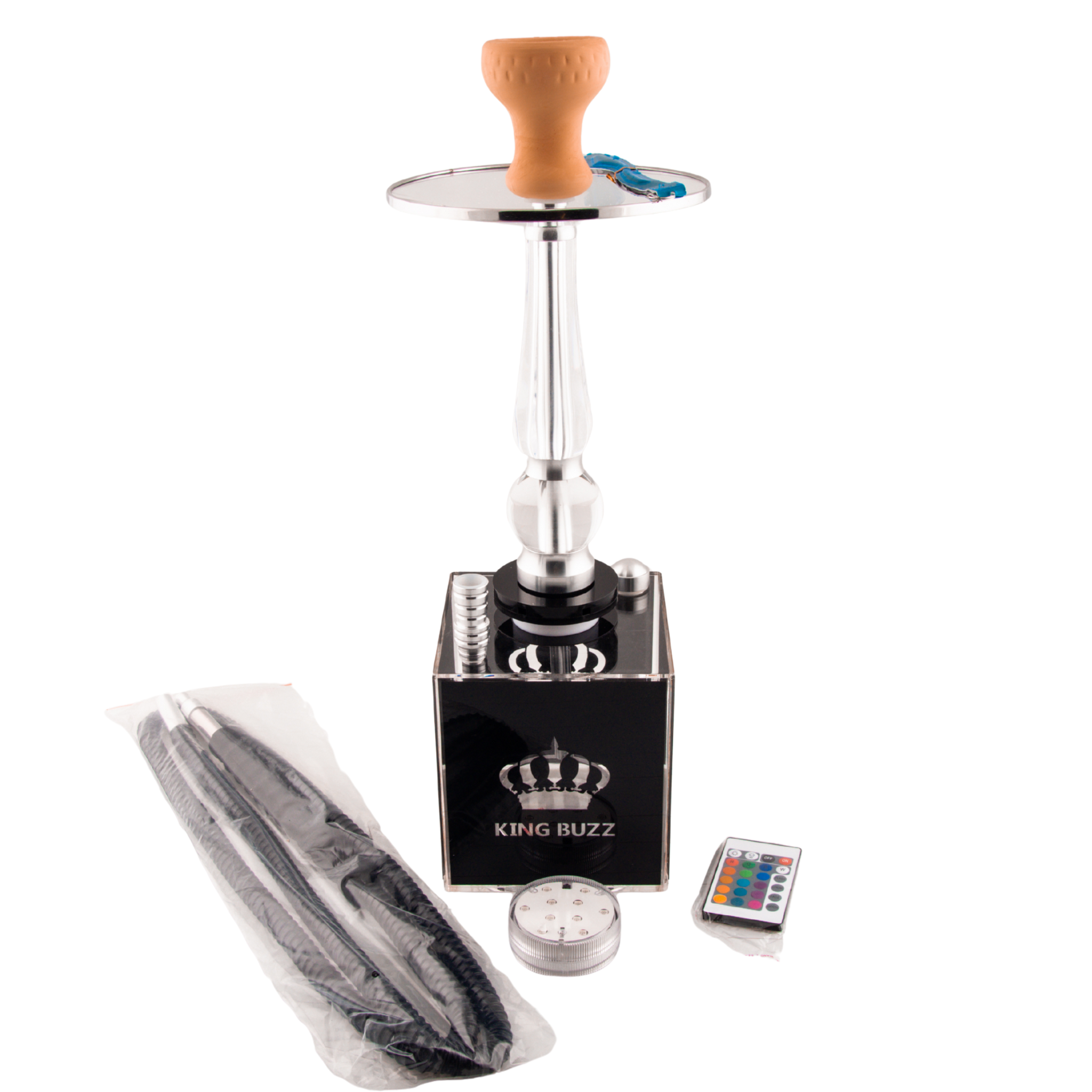 King Buzz 50cm Cube Shisha with Diffuser & LED Light 4