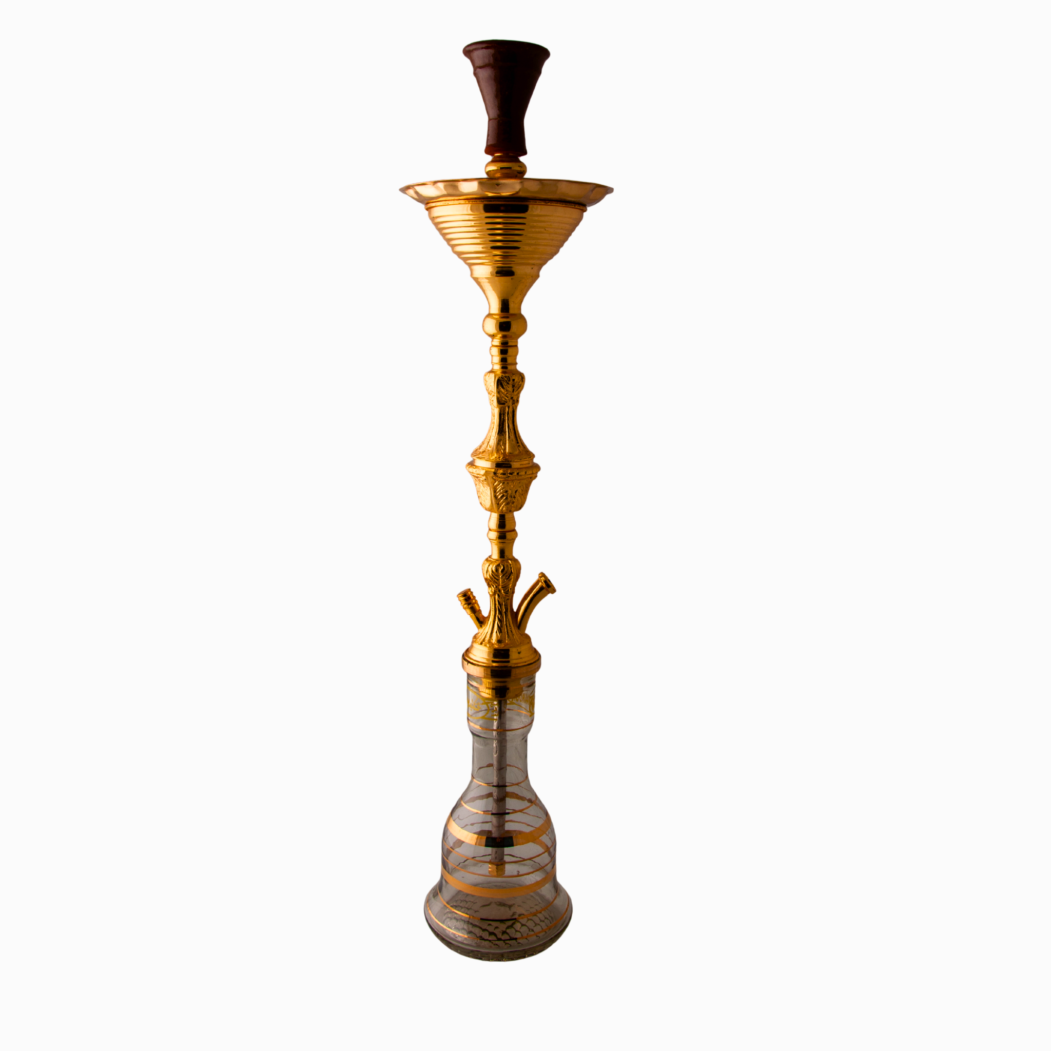 Khalil Mamoon Ice Turkey Level 2 Gold Shisha — 80 cm Ice Bucket 8
