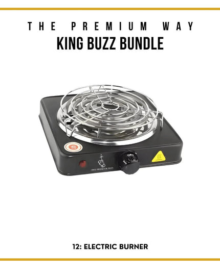 King Buzz Beginner's Shisha Kit – Complete Set for New Users