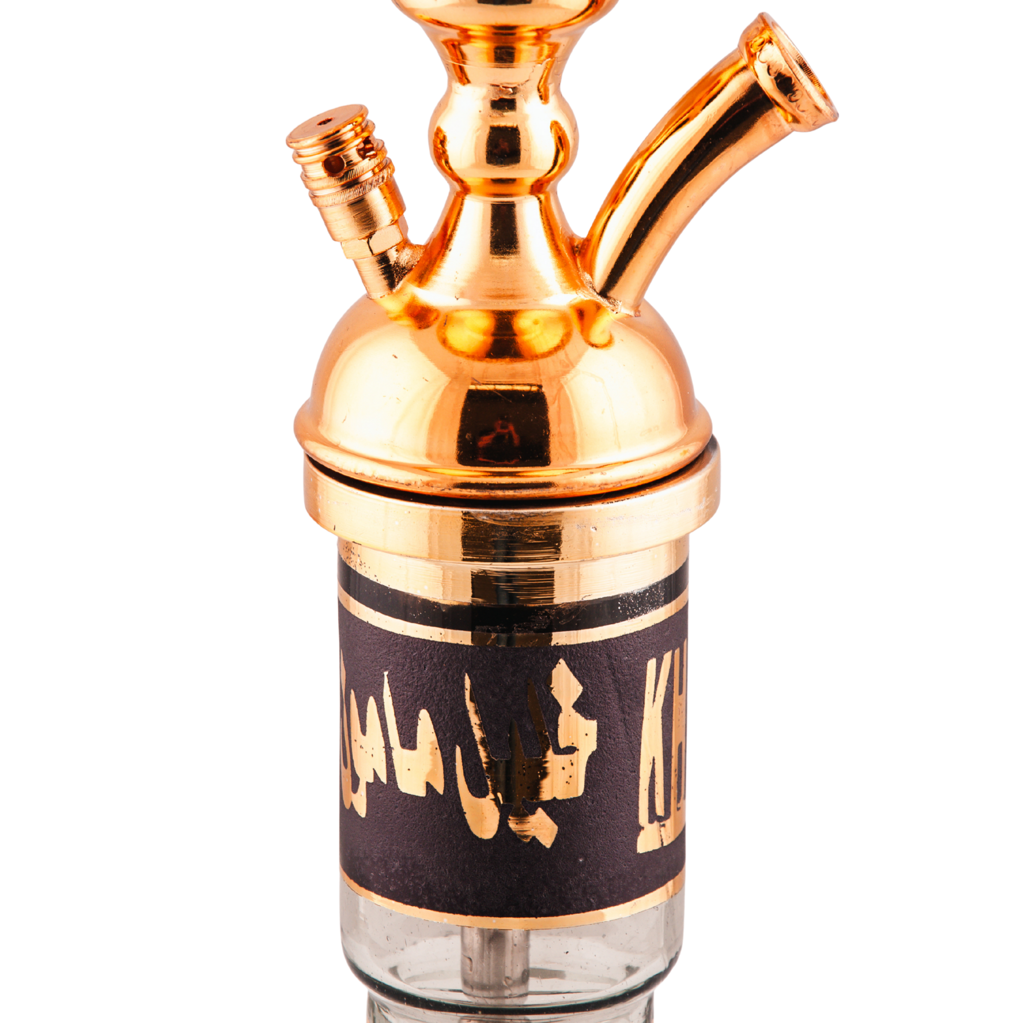 Khalil Mamoon Crown Noir 1143 – 55 cm Gold, Noir Calligraphy Base 13