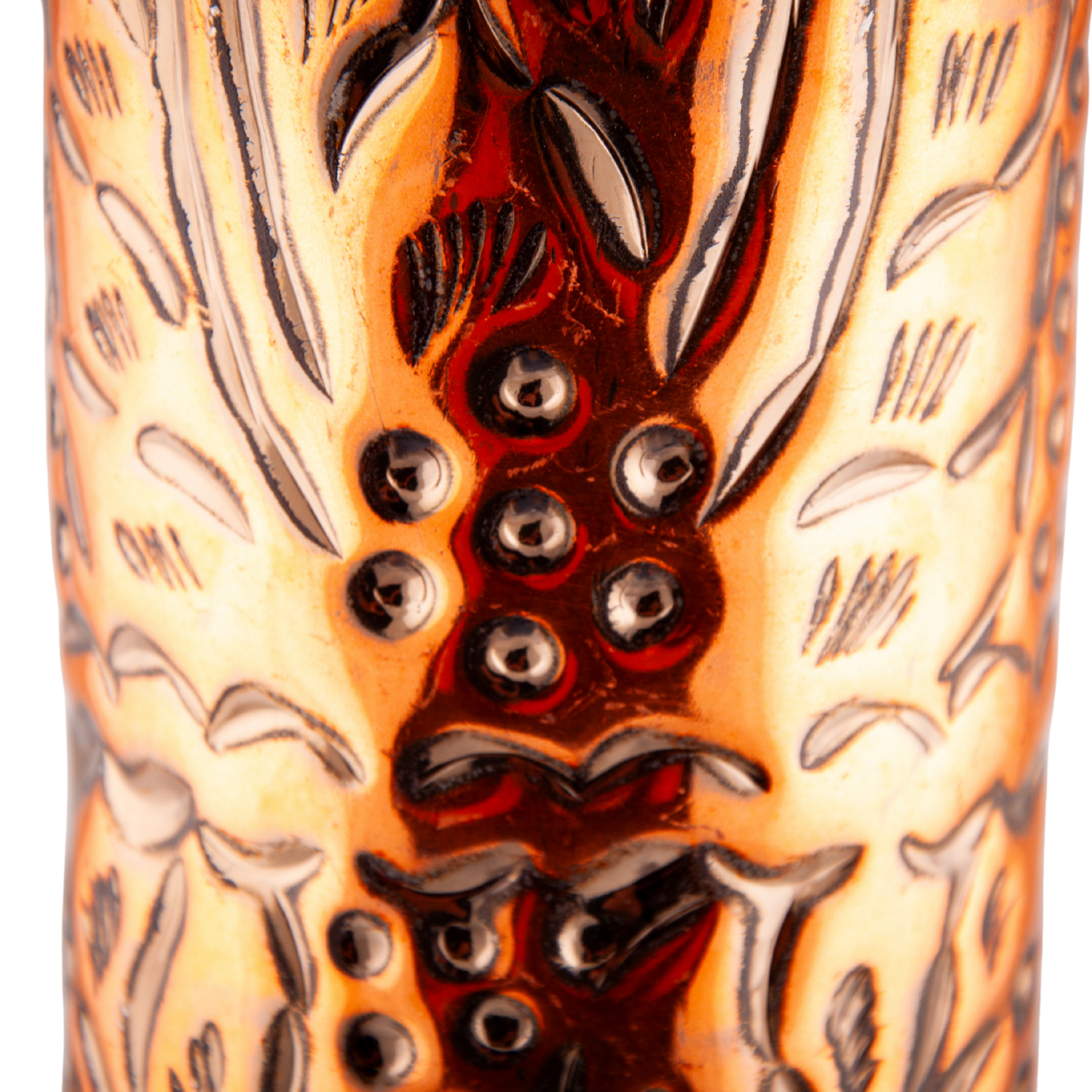 Khalil Mamoon Obsidian Mismatch 7621 – 85 cm, Engraved Column & Crest Tray 17