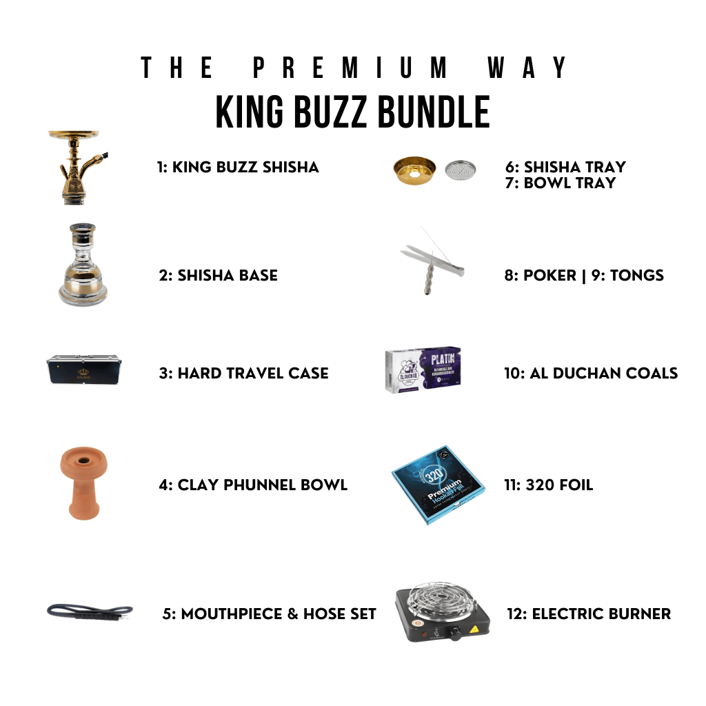 King Buzz Beginner’s Shisha Kit
