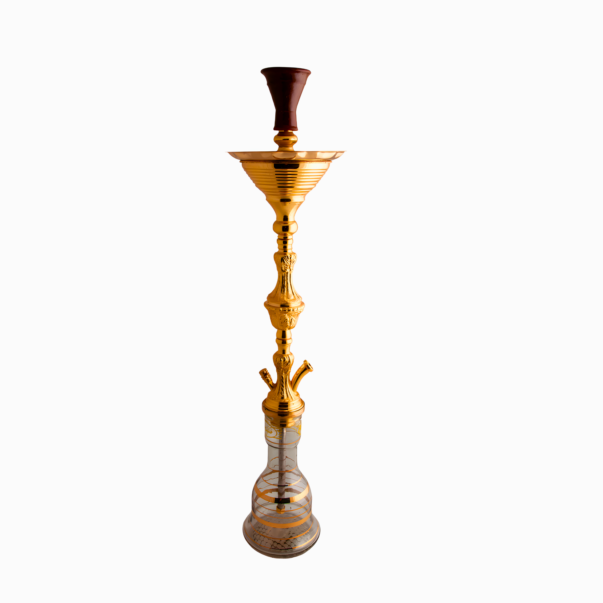 Khalil Mamoon Ice Turkey Level 2 Gold Shisha — 80 cm Ice Bucket 17