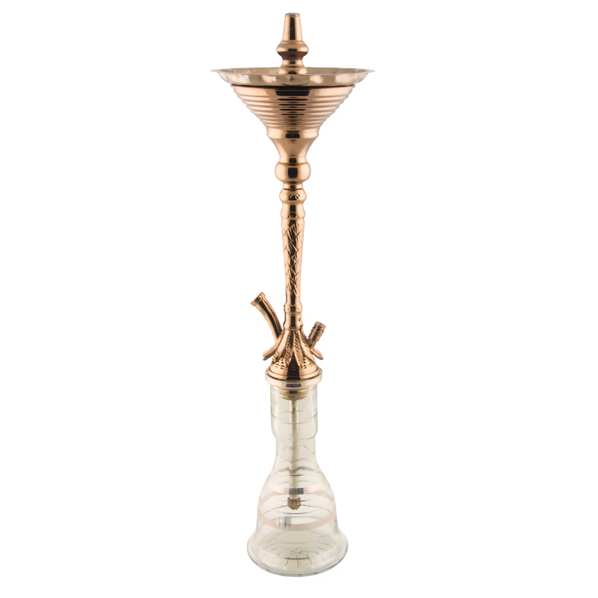 Khalil Mamoon Ice Afandina Oxide Model 4207, 75 cm shisha with ice-bucket chamber and oxide-finish stem