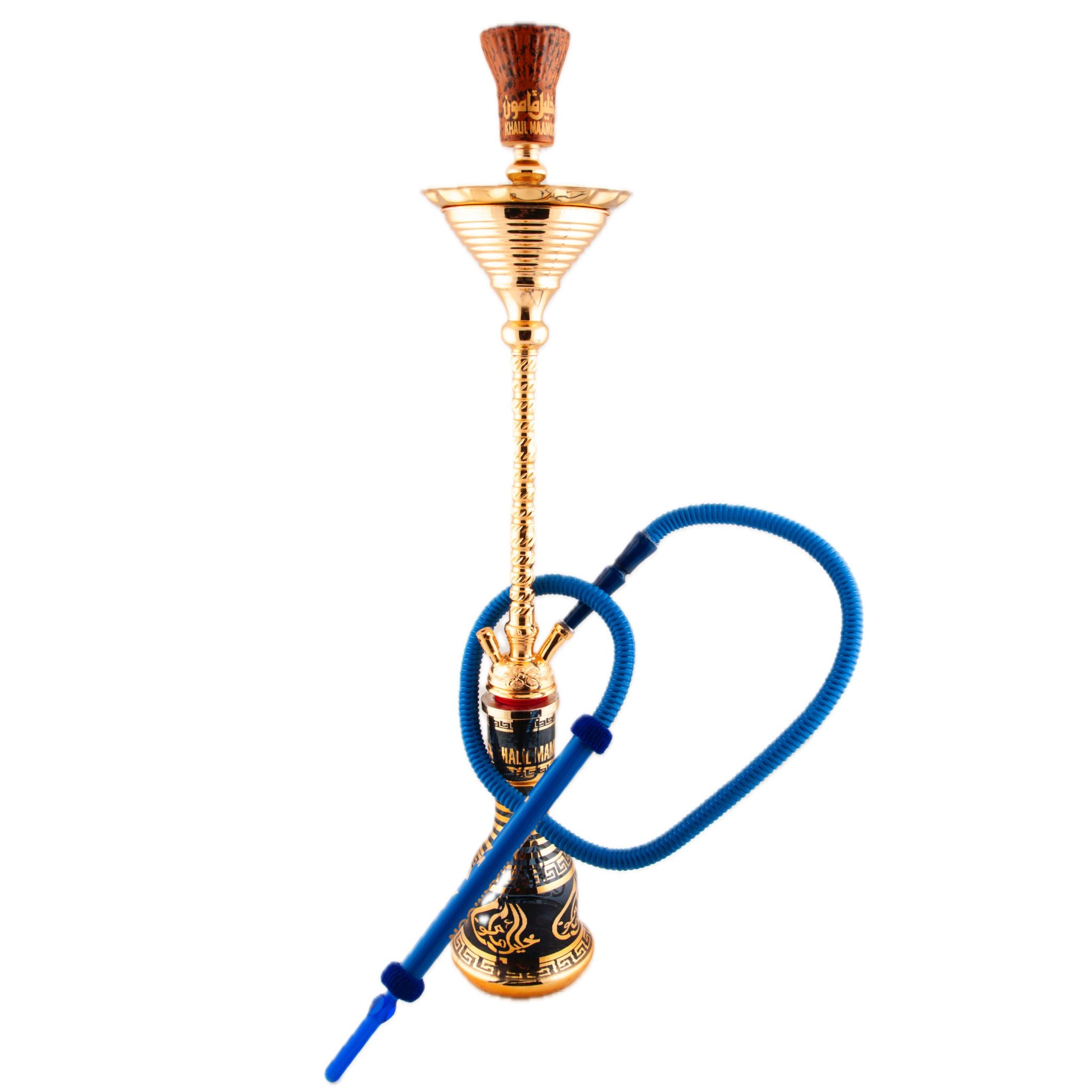 Khalil Mamoon Skinny Gold 7705 90cm Hookah 7