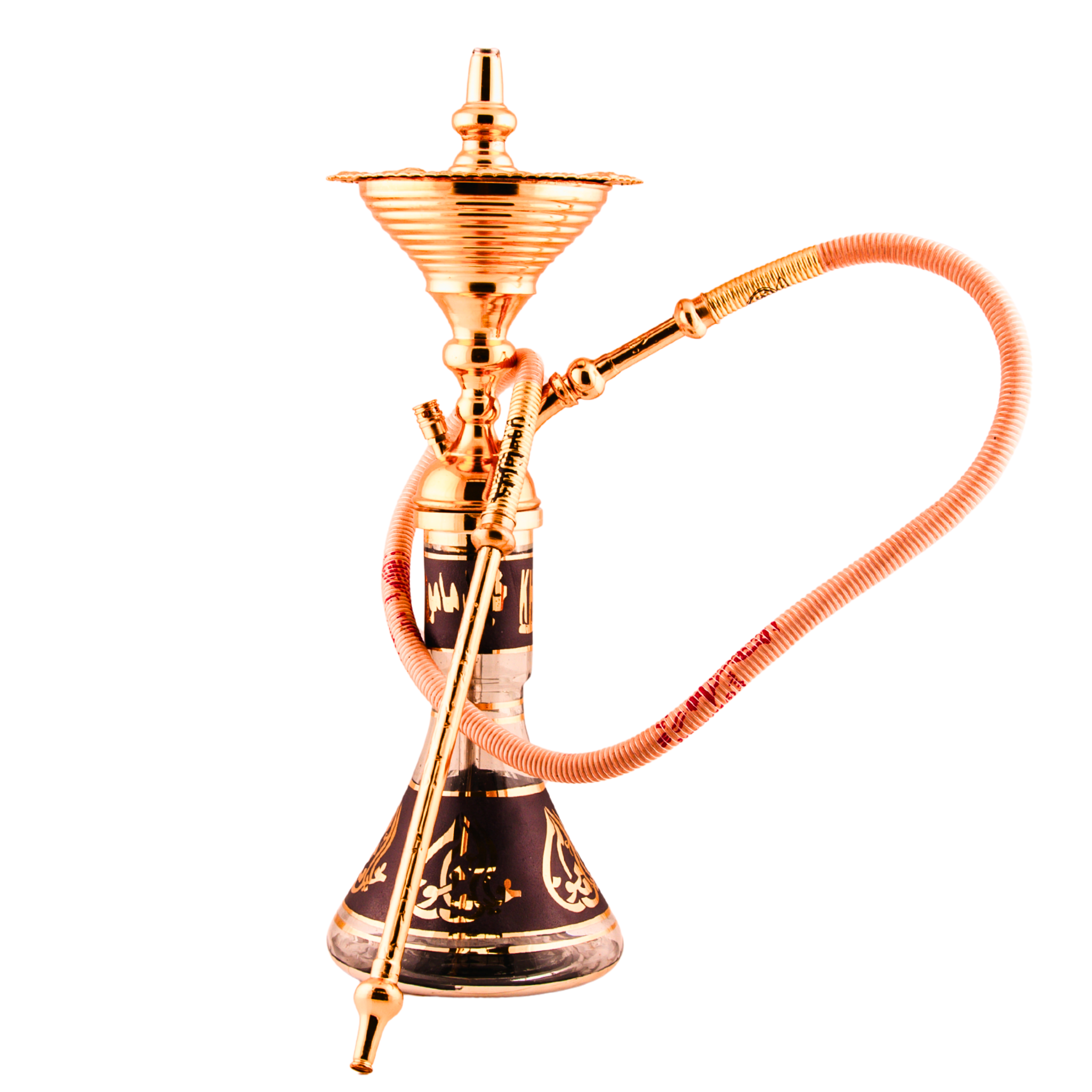 Khalil Mamoon Crown Noir 1143 – 55 cm Gold, Noir Calligraphy Base