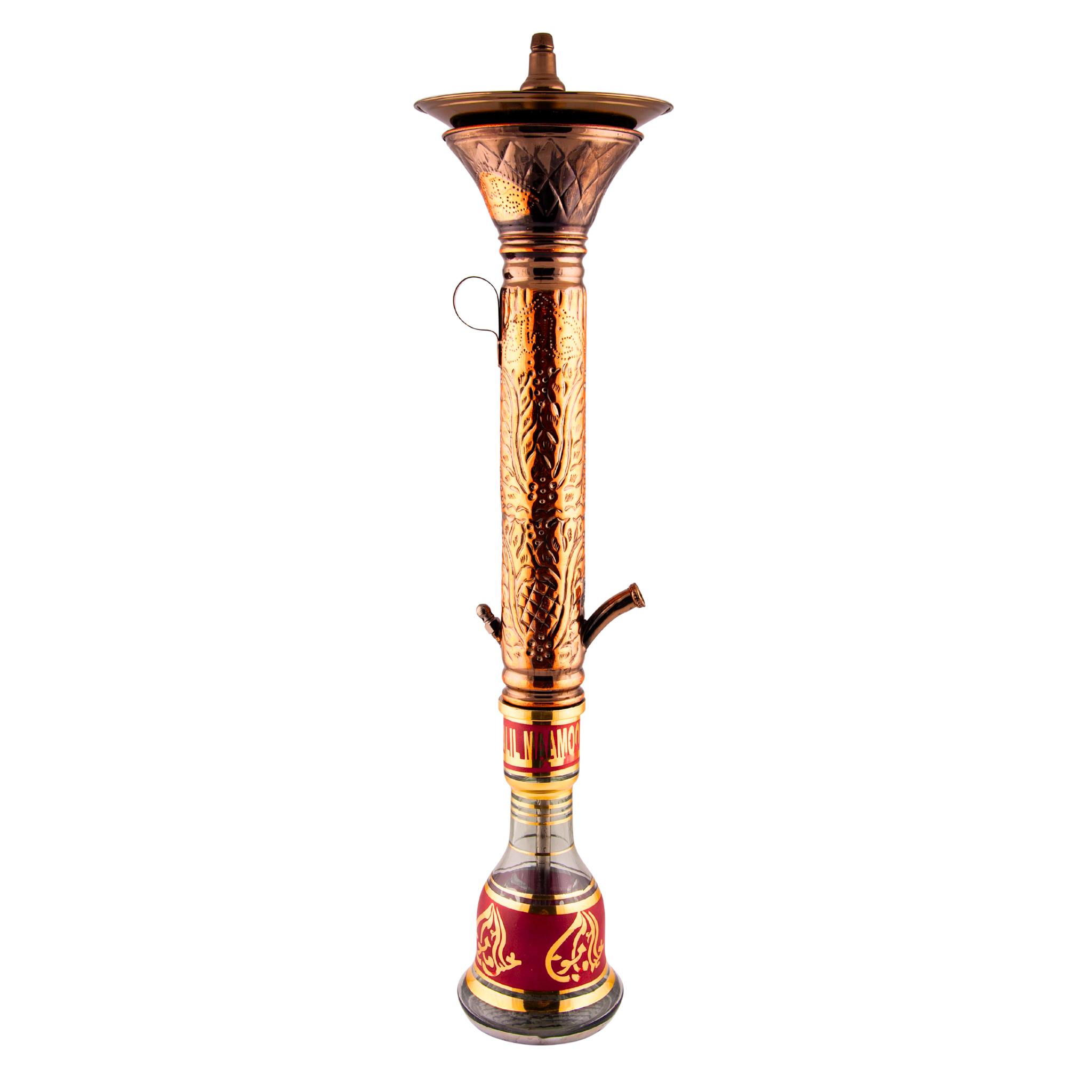 Khalil Mamoon Obsidian Mismatch 7621 – 85 cm, Engraved Column & Crest Tray 3