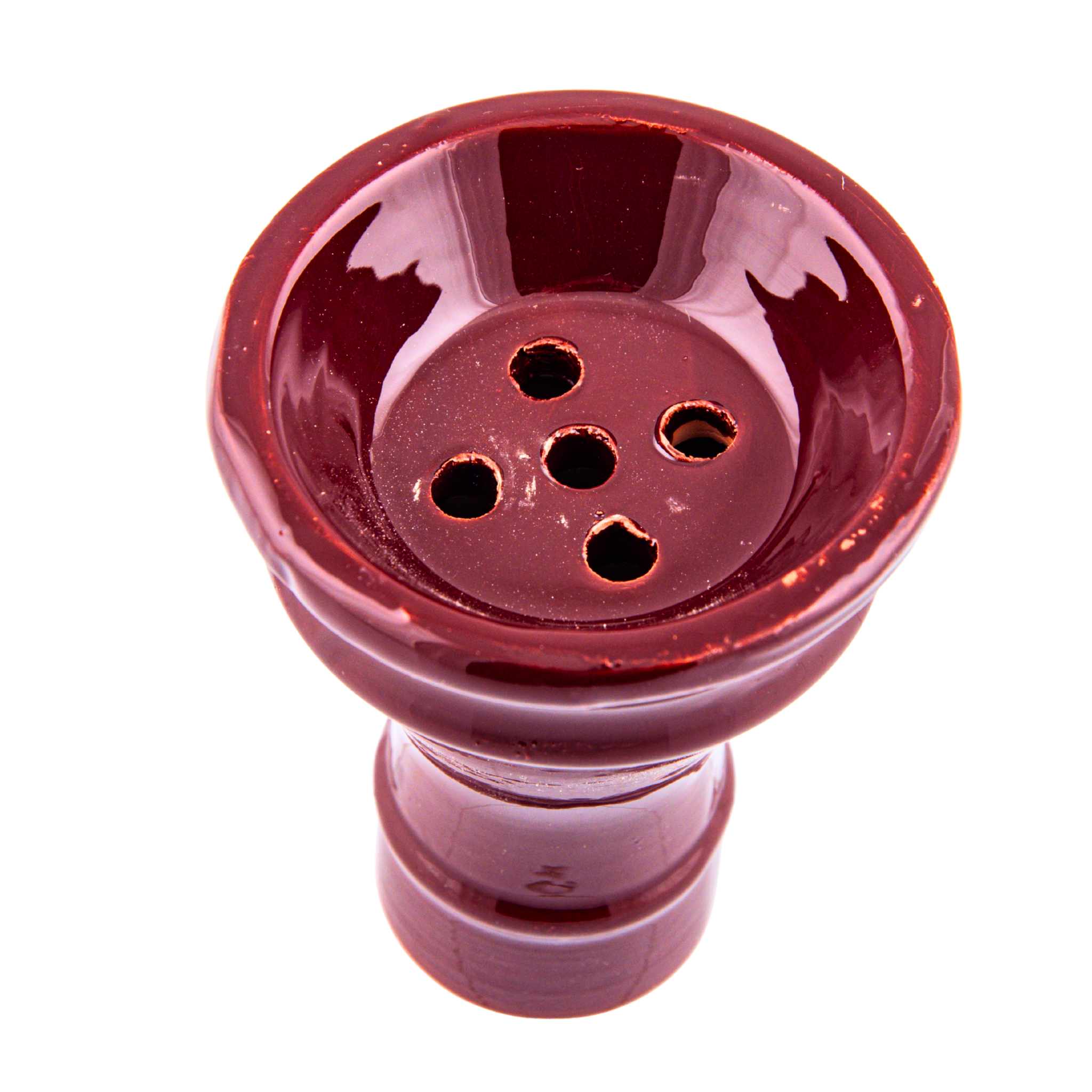 King Buzz Traditional Egyptian Bowl – Budget 5-Hole, Glazed