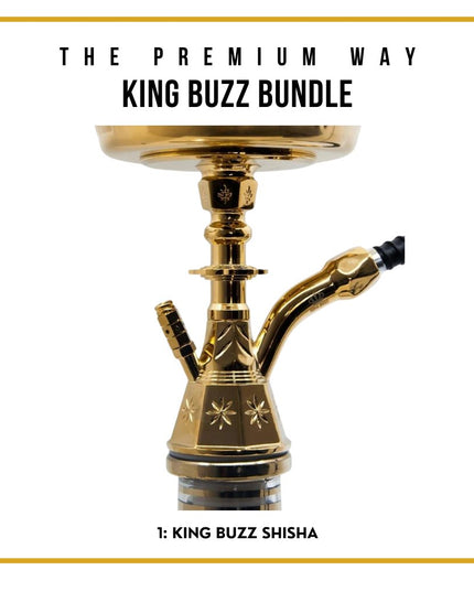 King Buzz Beginner's Shisha Kit – Complete Set for New Users