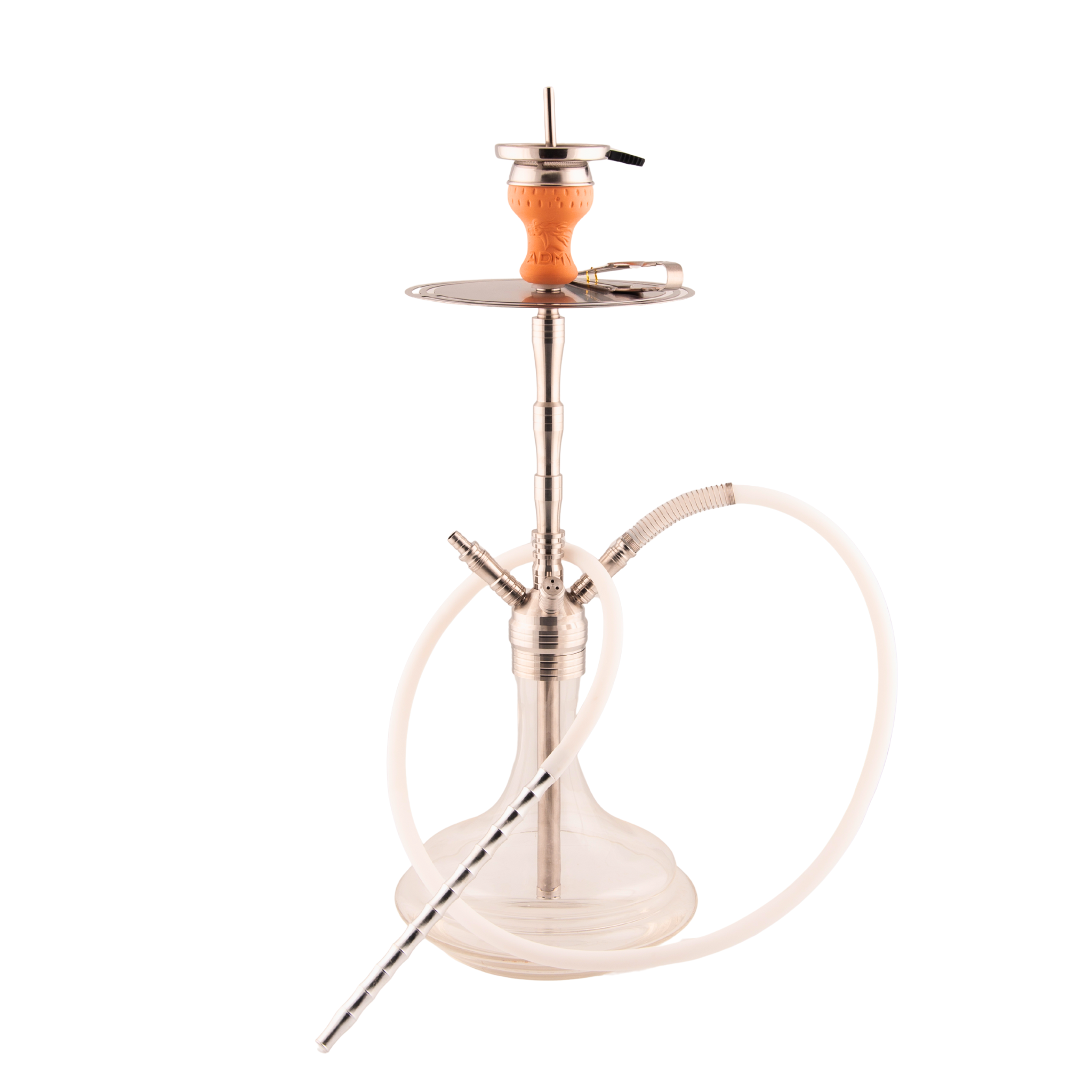 ADMY Multi-Hose Stainless Hookah, Threaded Base – 74 cm 5