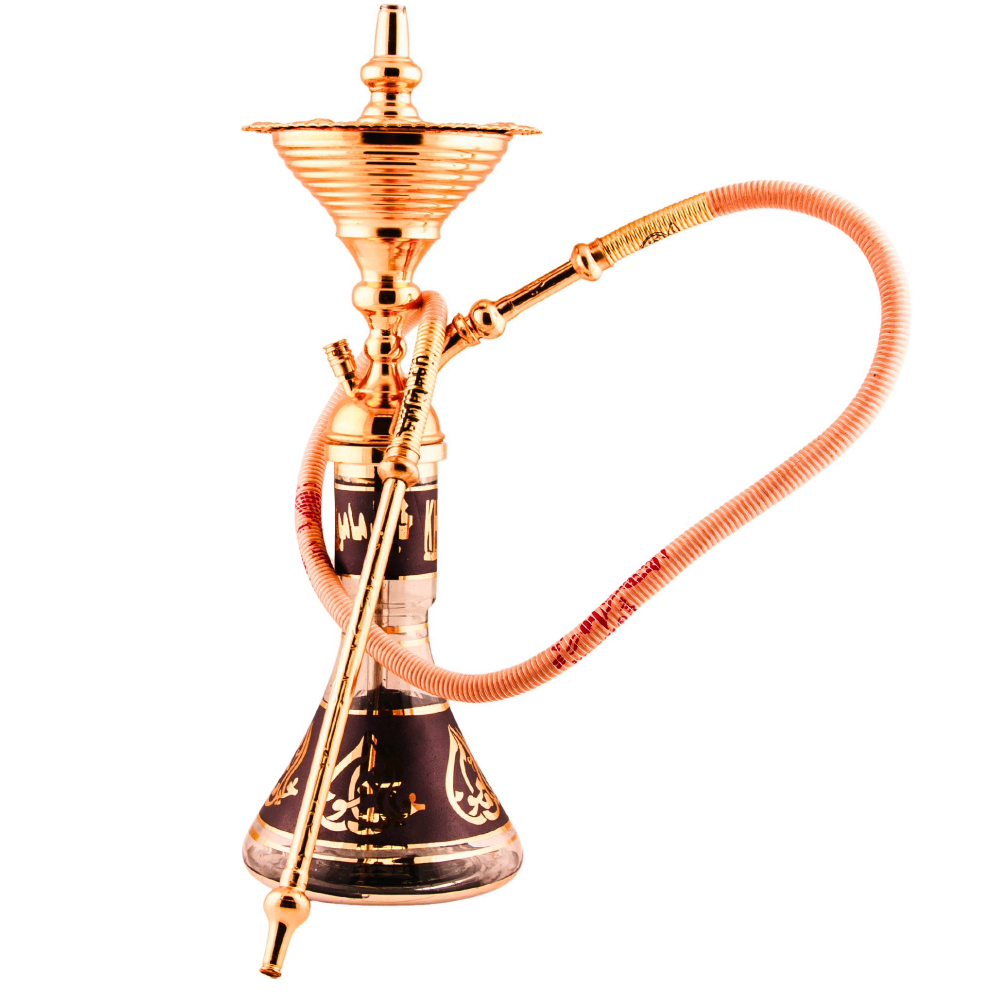 Khalil Mamoon Crown Noir 1143 – 55 cm Gold, Noir Calligraphy Base 3