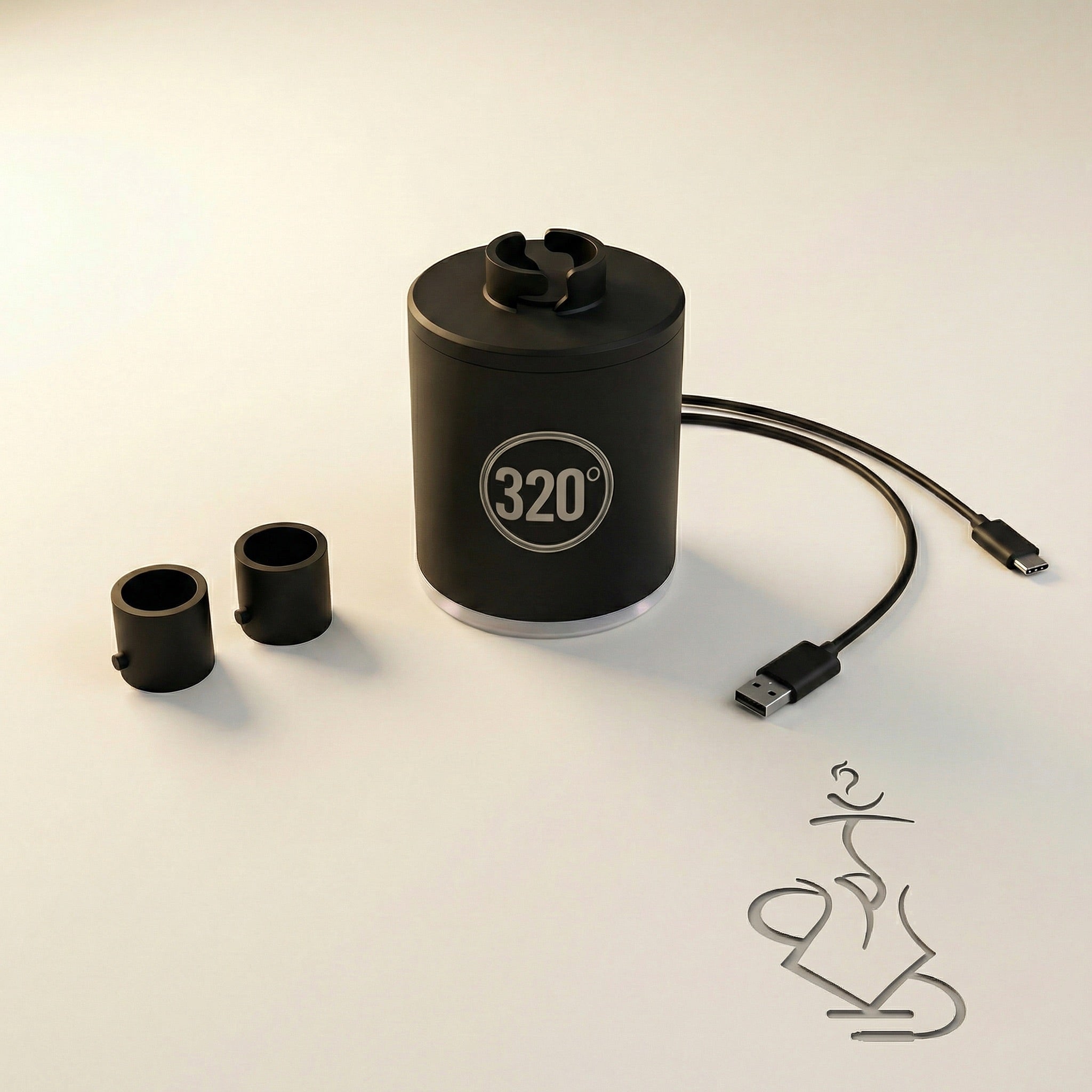 e shisha starter set KIWI STARTER KIT | Midnight Green (Grün) main image 0