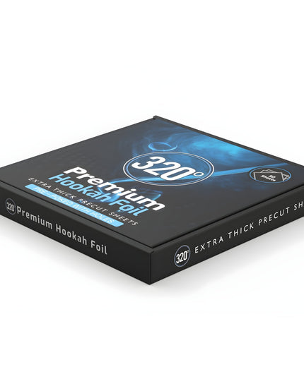 320 Pre - Cut Shisha Foil Sheets – Pre - Poked or Plain Foil | The Premium Way