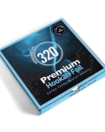 320° - 320° Heavy Duty Hookah/Shisha Foil Sheets (Pre-Cut) - The Premium Way