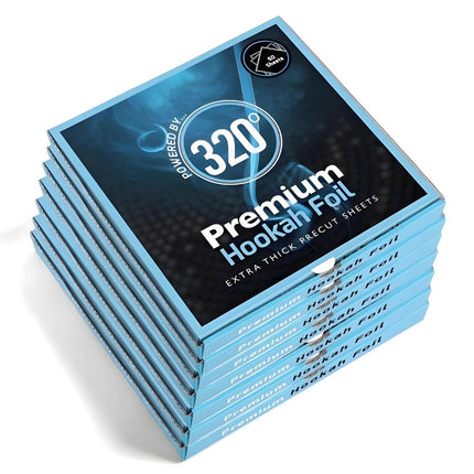 320° - 320° Heavy Duty Hookah/Shisha Foil Sheets (Pre-Cut) - The Premium Way