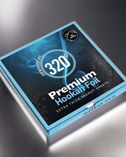 320° - 320° Heavy Duty Hookah/Shisha Foil Sheets (Pre-Cut) - The Premium Way