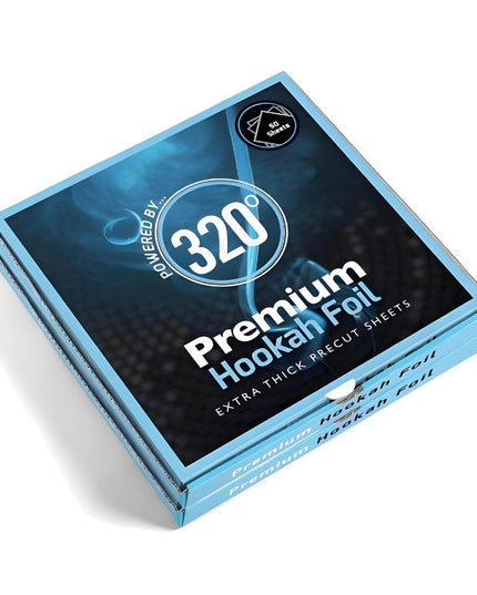 320° - 320° Heavy Duty Hookah/Shisha Foil Sheets (Pre-Cut) - The Premium Way
