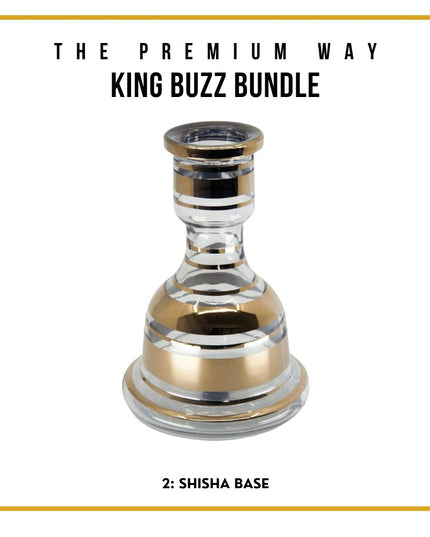 King Buzz Beginner's Shisha Kit – Complete Set for New Users