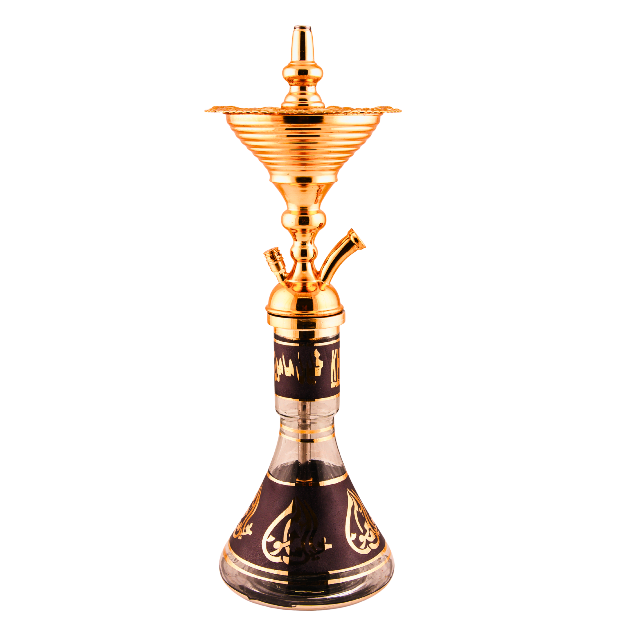 Khalil Mamoon Crown Noir 1143 – 55 cm Gold, Noir Calligraphy Base 5