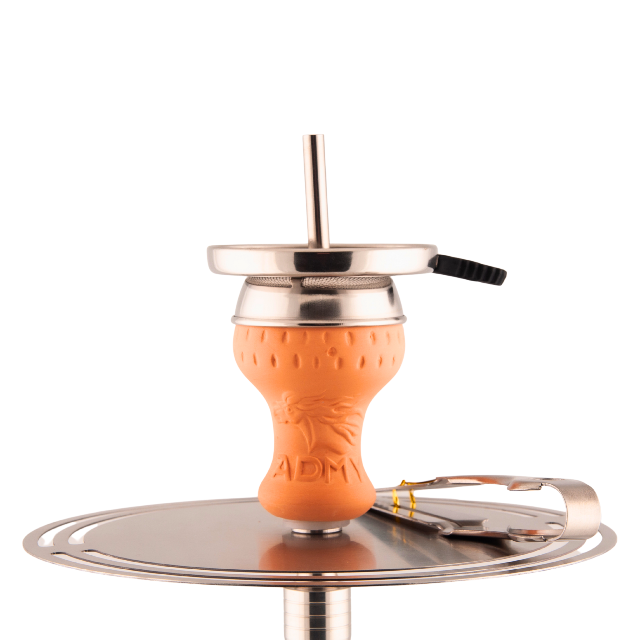ADMY Multi-Hose Stainless Hookah, Threaded Base – 74 cm 7