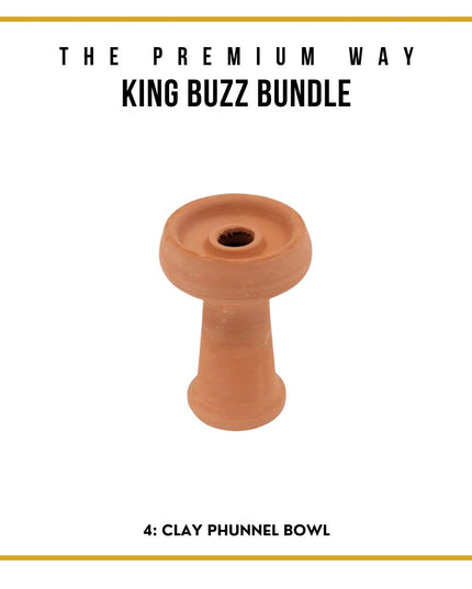 King Buzz Beginner's Shisha Kit – Complete Set for New Users