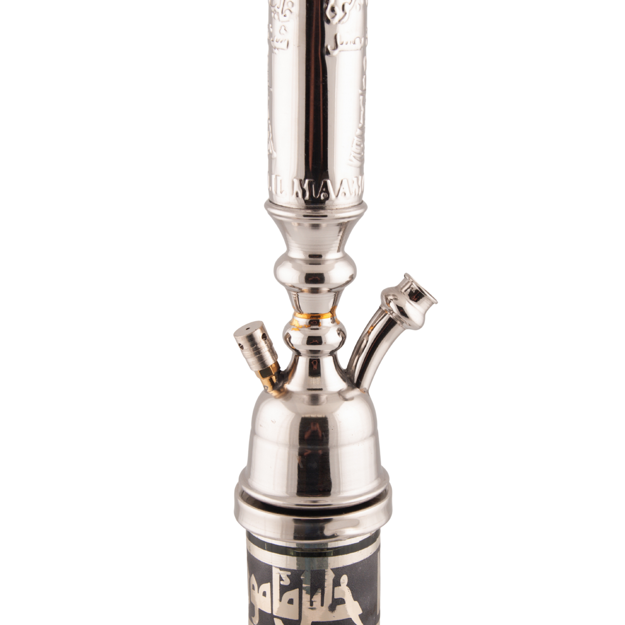 Khalil Mamoon Omda 1141 – 70 cm, Polished Steel Stem, Classic Bell Base 5