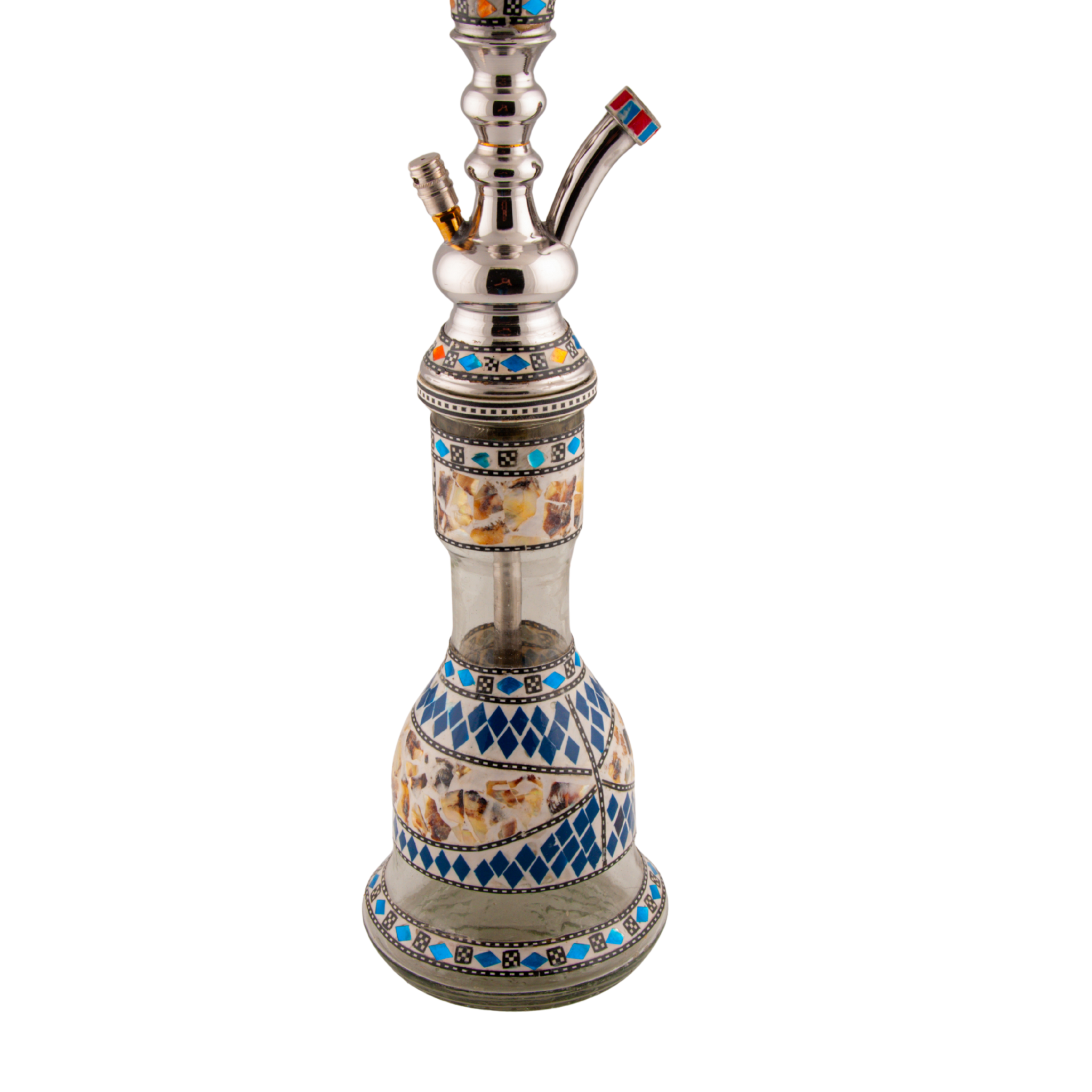 Khalil Mamoon 113116 Sadaf – 80 cm Silver Stem, Blue Mosaic Base 8
