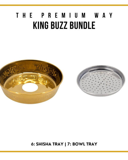 King Buzz Beginner's Shisha Kit – Complete Set for New Users
