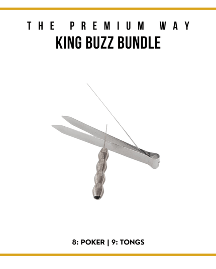 King Buzz Beginner's Shisha Kit – Complete Set for New Users