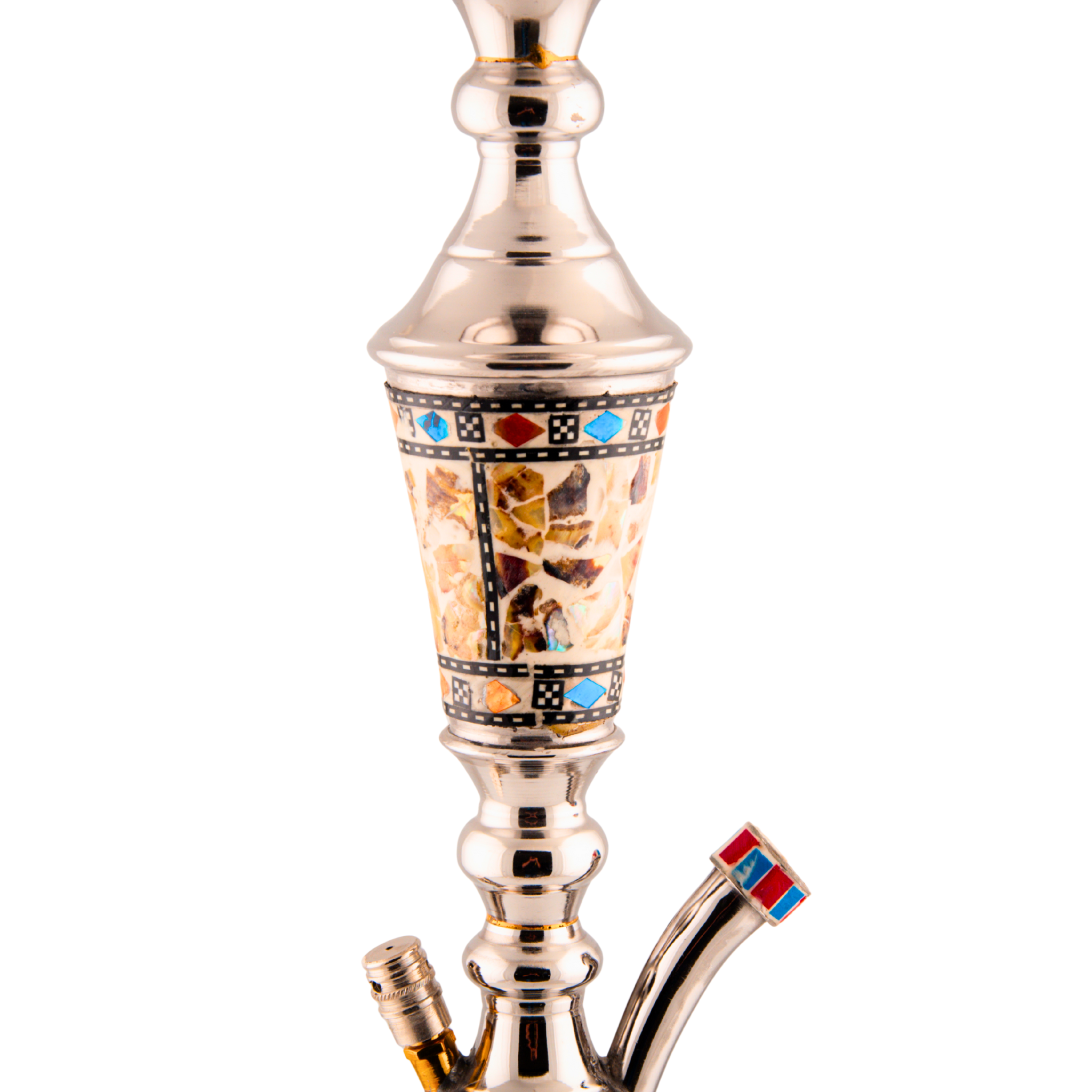 Khalil Mamoon 113116 Sadaf – 80 cm Silver Stem, Blue Mosaic Base 10