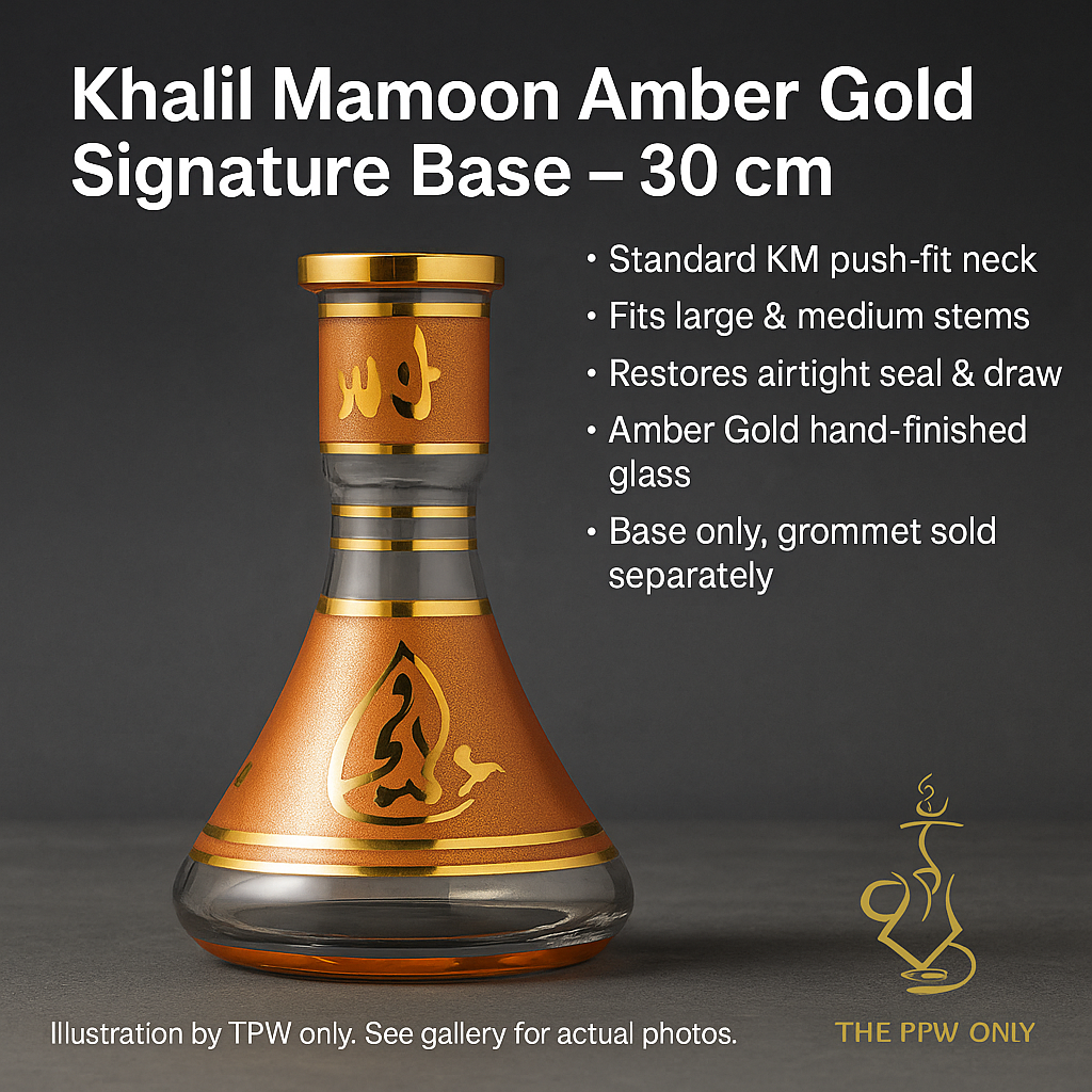 Khalil Mamoon 30cm Amber Gold Base – Standard KM Fit