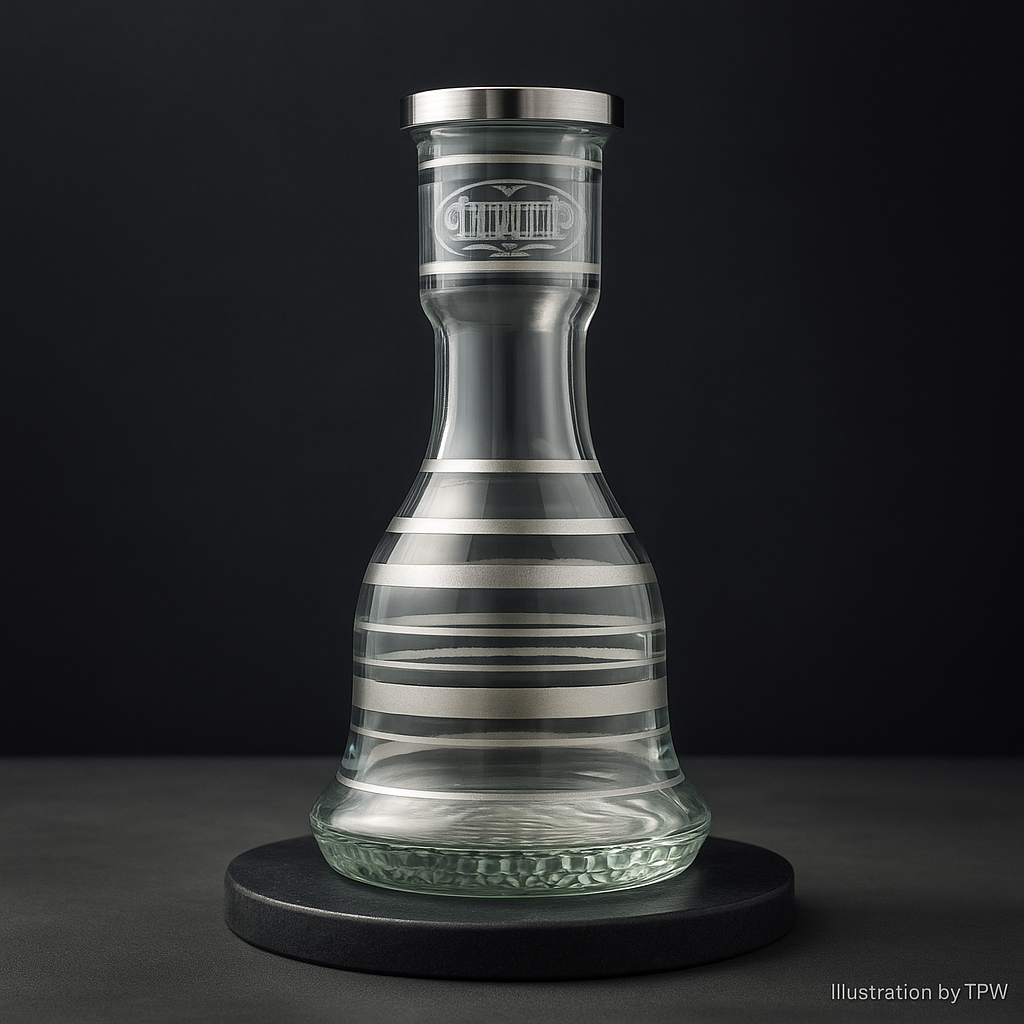 Khalil Mamoon 30 cm Base – Silver-Banded, 45 mm Neck