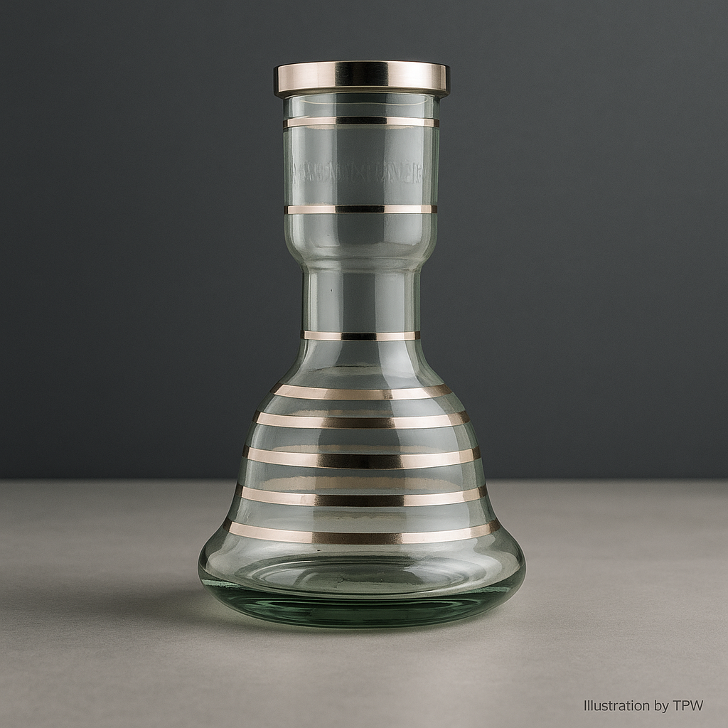 Khalil Mamoon Mini Beast 23cm Base – Silver Stripe, 40mm Neck 3