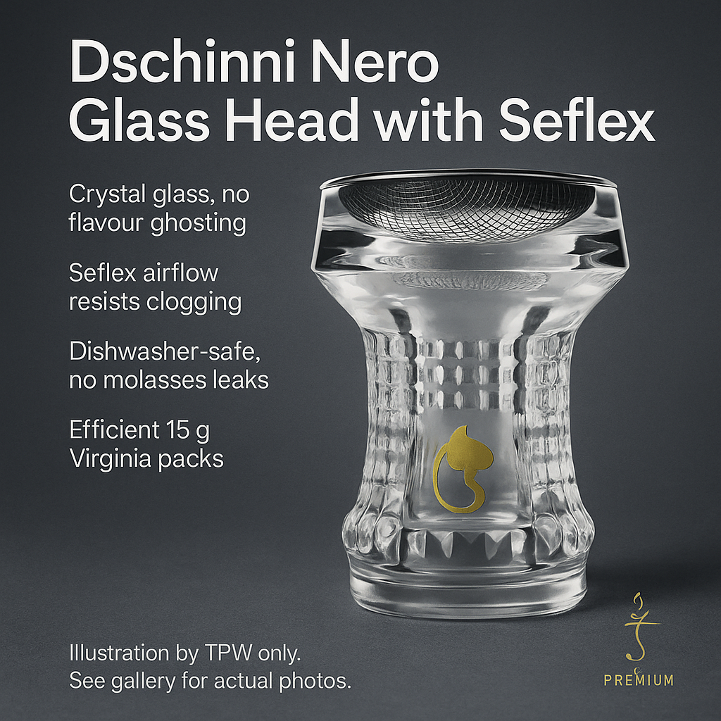 Dschinni Nero Glass Head + Seflex - Crystal Clear, 15g