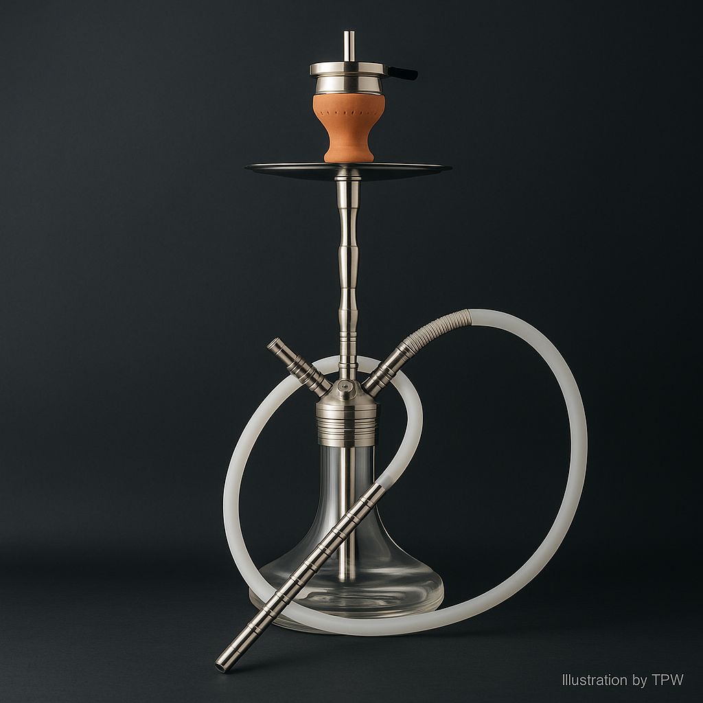 ADMY Stainless Multi-Hose Shisha Pipe 74 cm, image 8 of 29