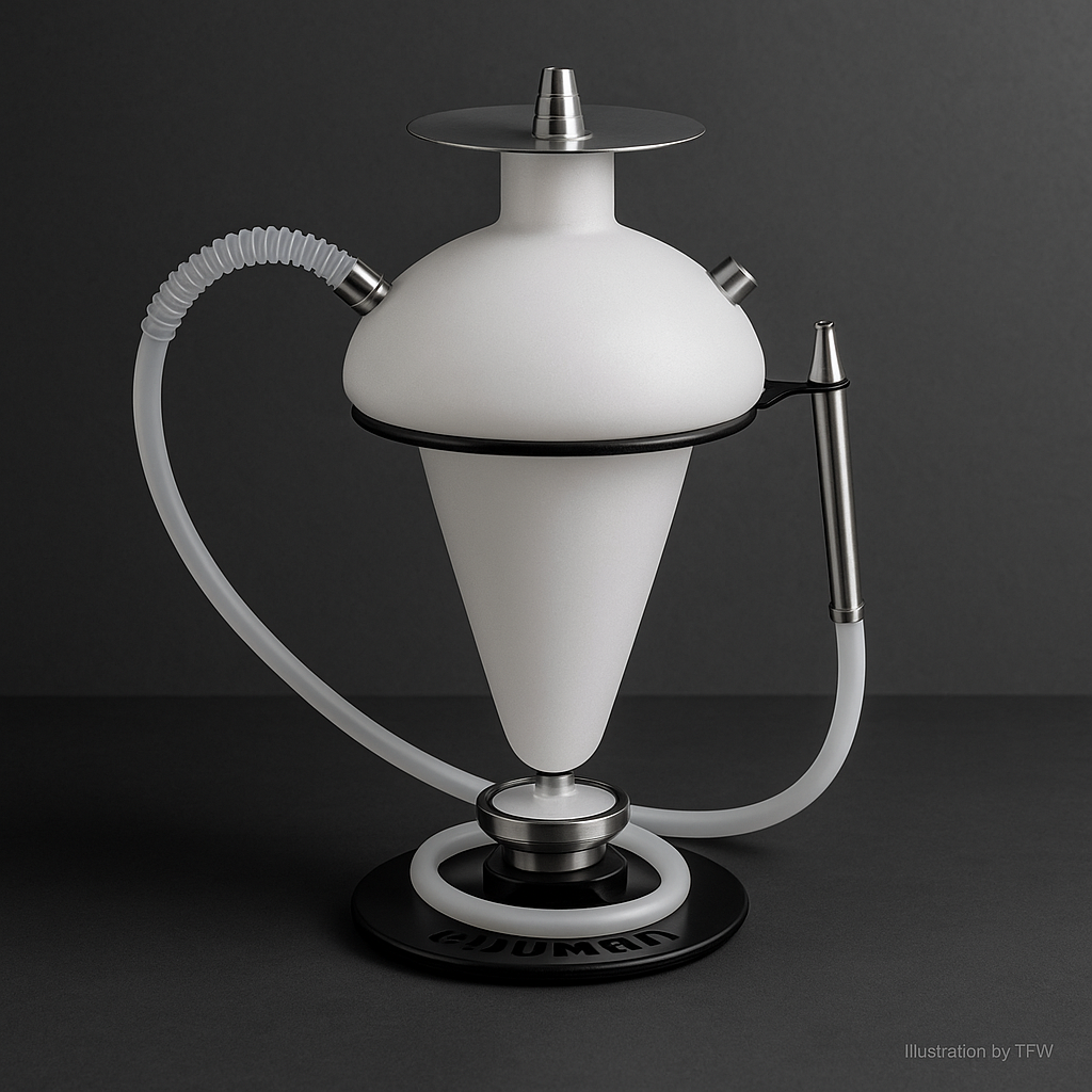 Oduman N5-Z Matt Shisha – Matte Glass, LED Base, 47 cm 3