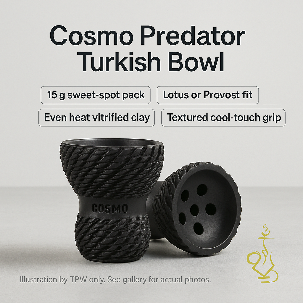 Cosmo Predator Turkish Bowl – 15 g, Six-Hole Airflow