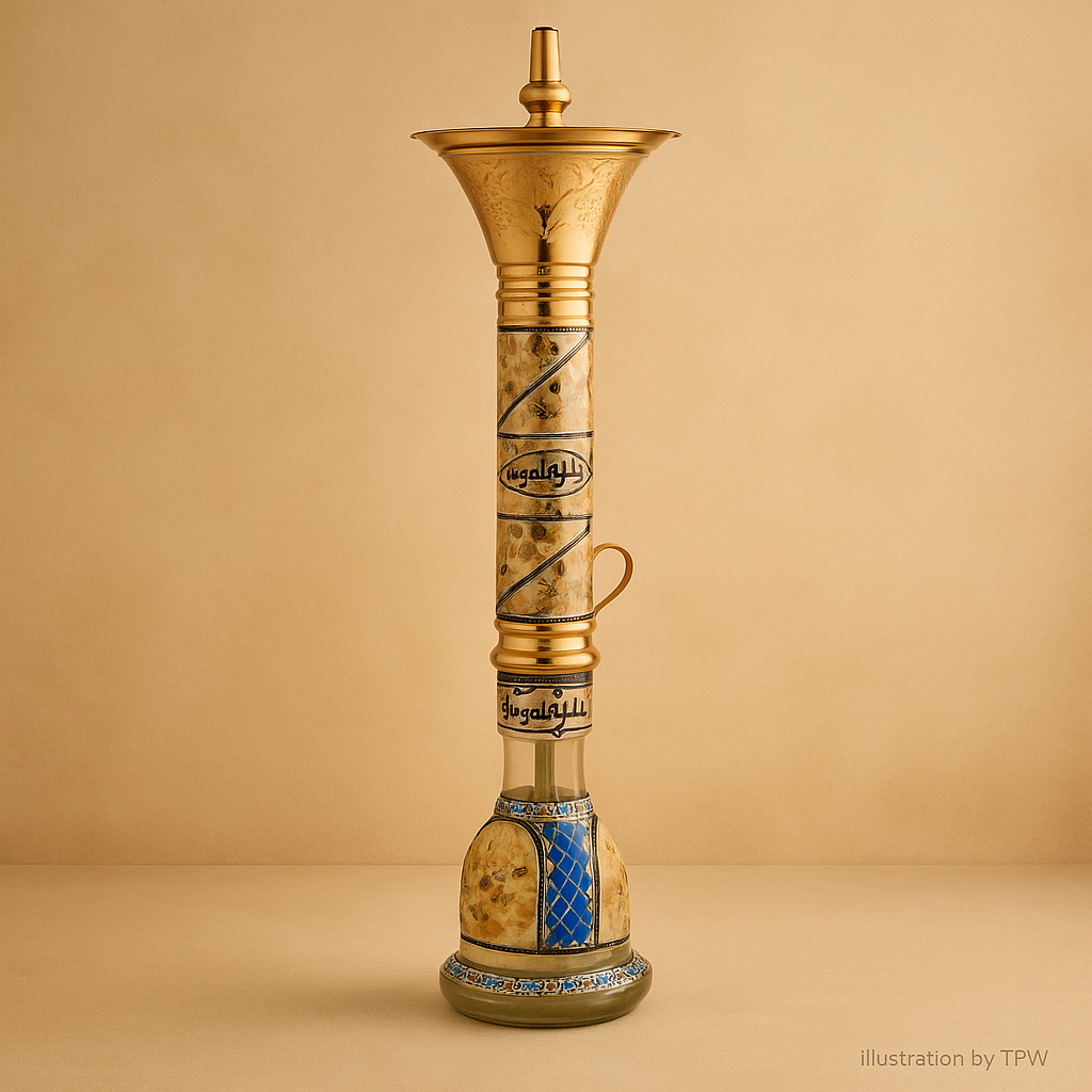Khalil Mamoon Ice Dana Sadaf Hookah – 90 cm, Ice-Bucket Cooling