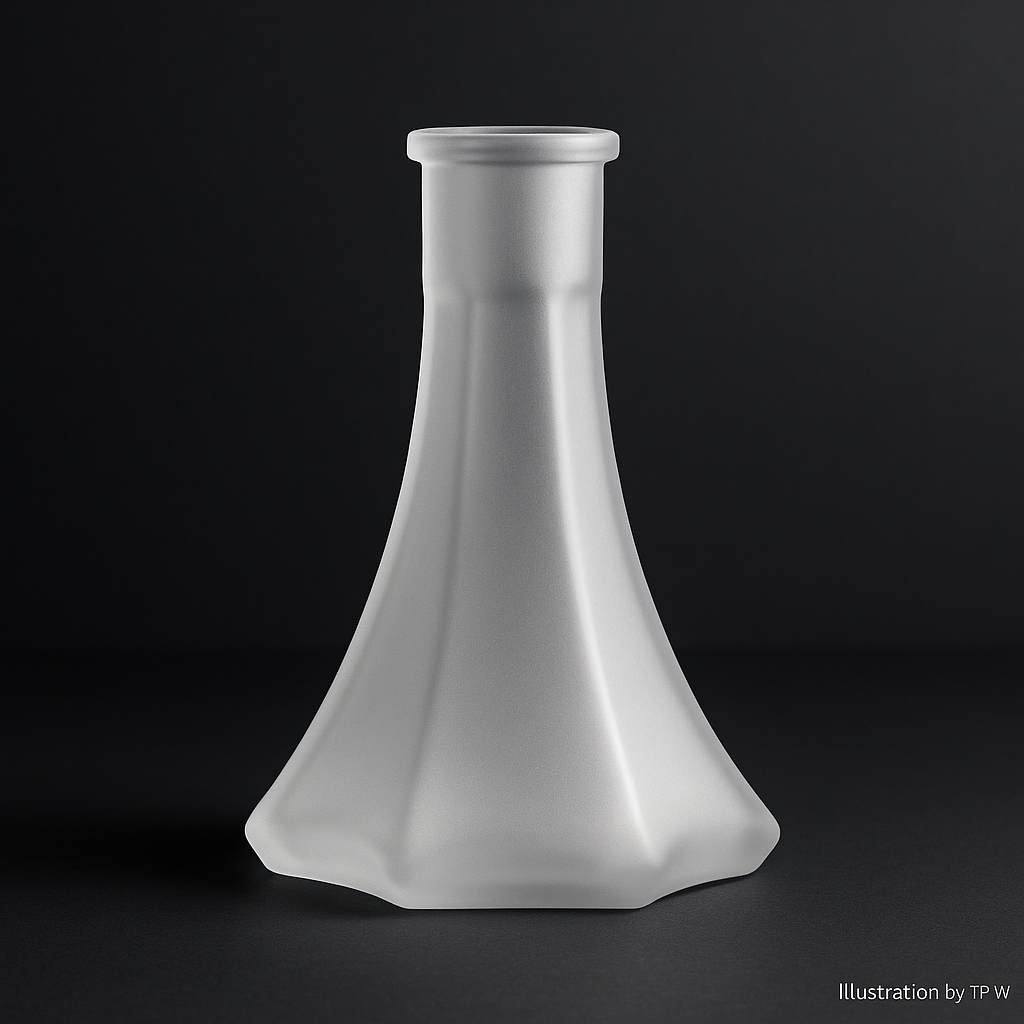 OVO x Neolux Hookah Base – Frosty White, Russian Fit 1
