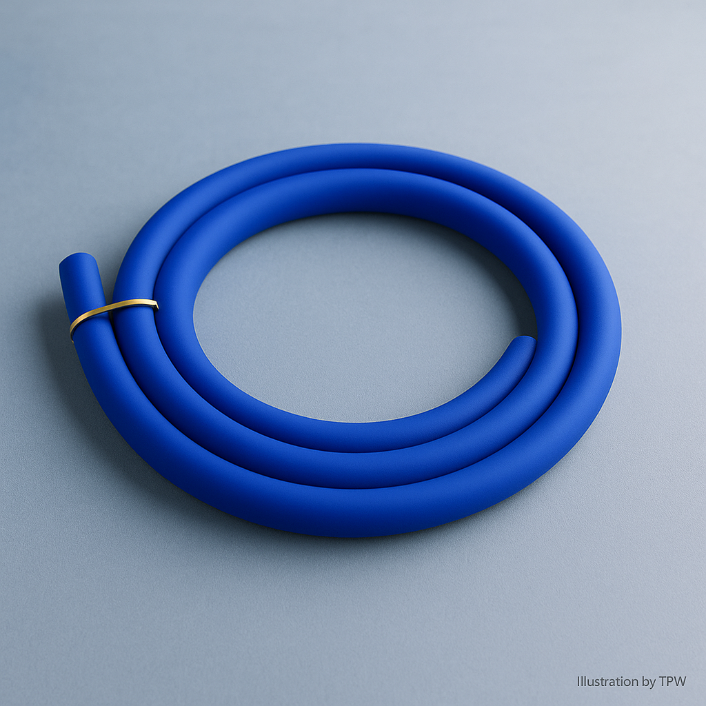 Essentials Silicone Shisha Hose – Matte Blue, 1.5 m 3