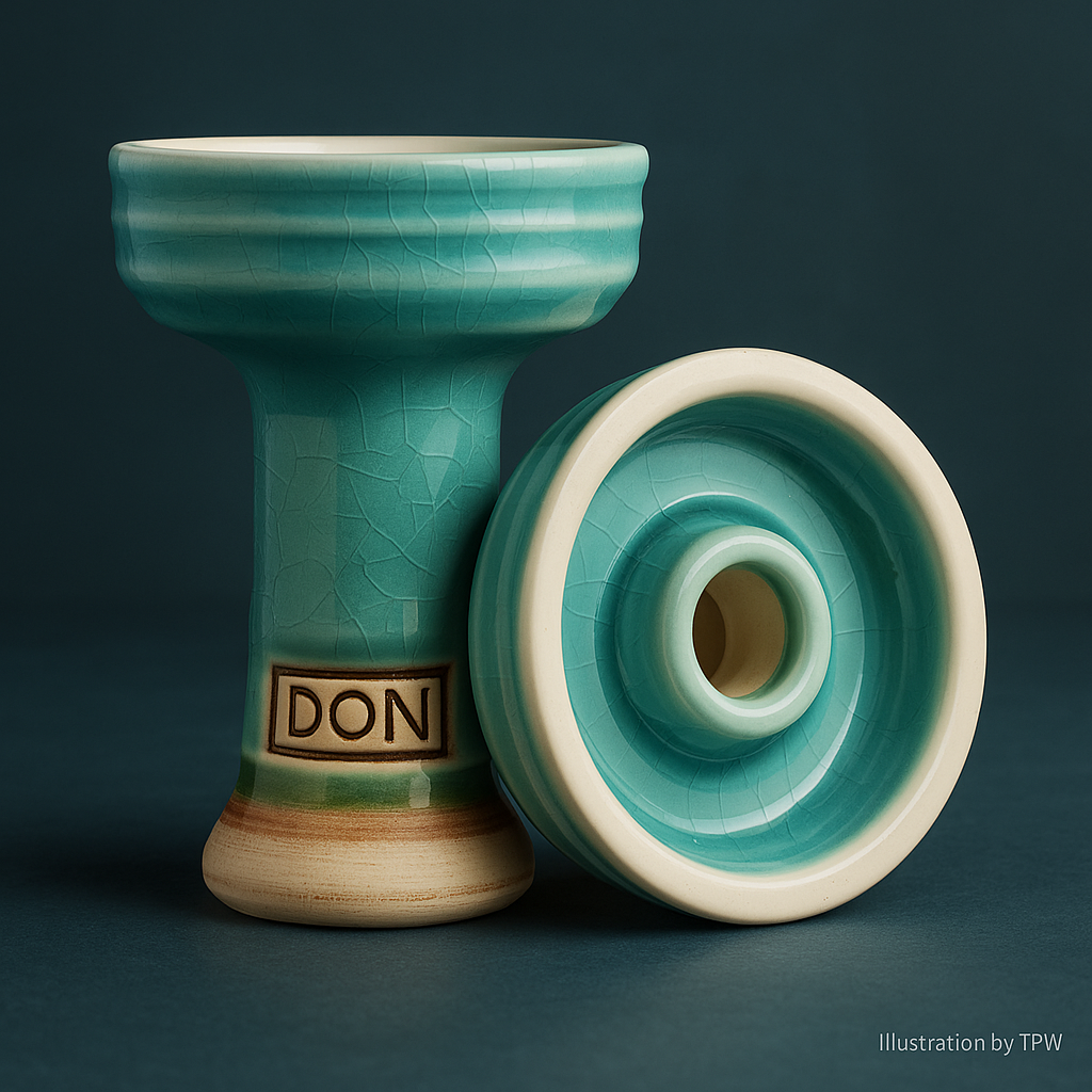DON Destiny Hookah Bowl — fully glazed, Lotus-fit phunnel 3