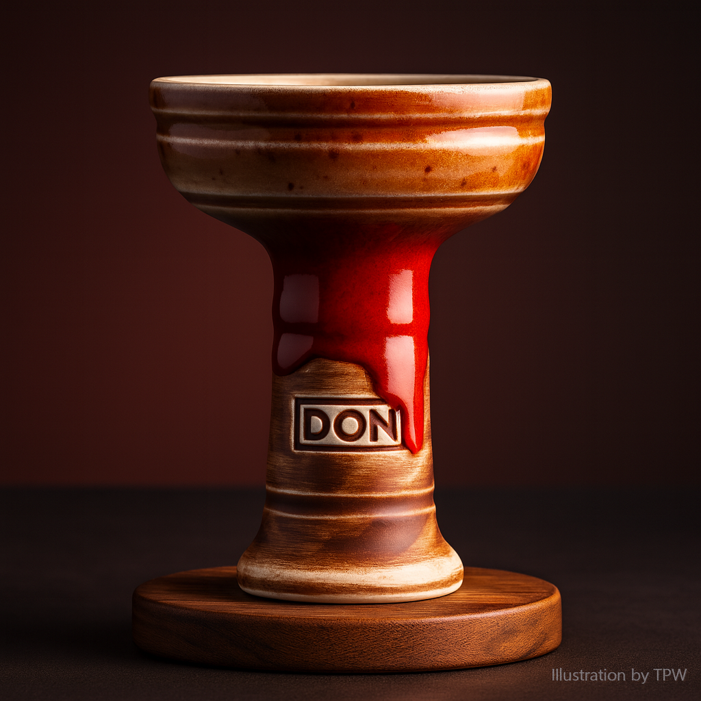 DON Destiny Hookah Bowl — fully glazed, Lotus-fit phunnel 8