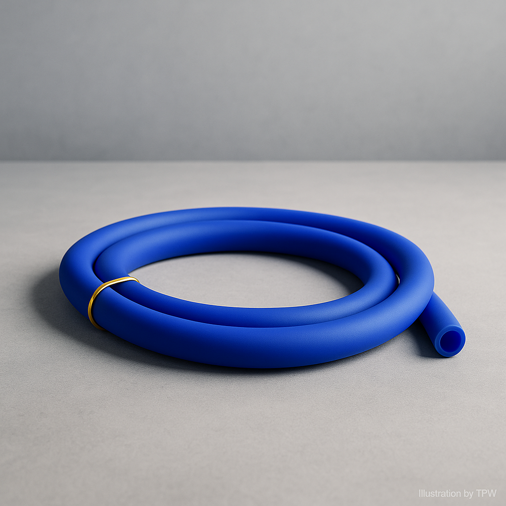 Blue Washable Hookah Hose – Universal Fit Silicone, 1.5 m